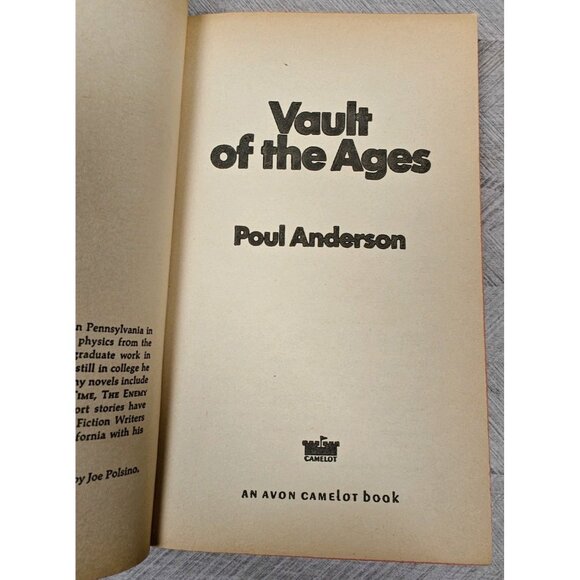 Vault of the Ages Poul Anderson Paperback 1969 Avon Camelot Vintage SciFi - Picture 7 of 11